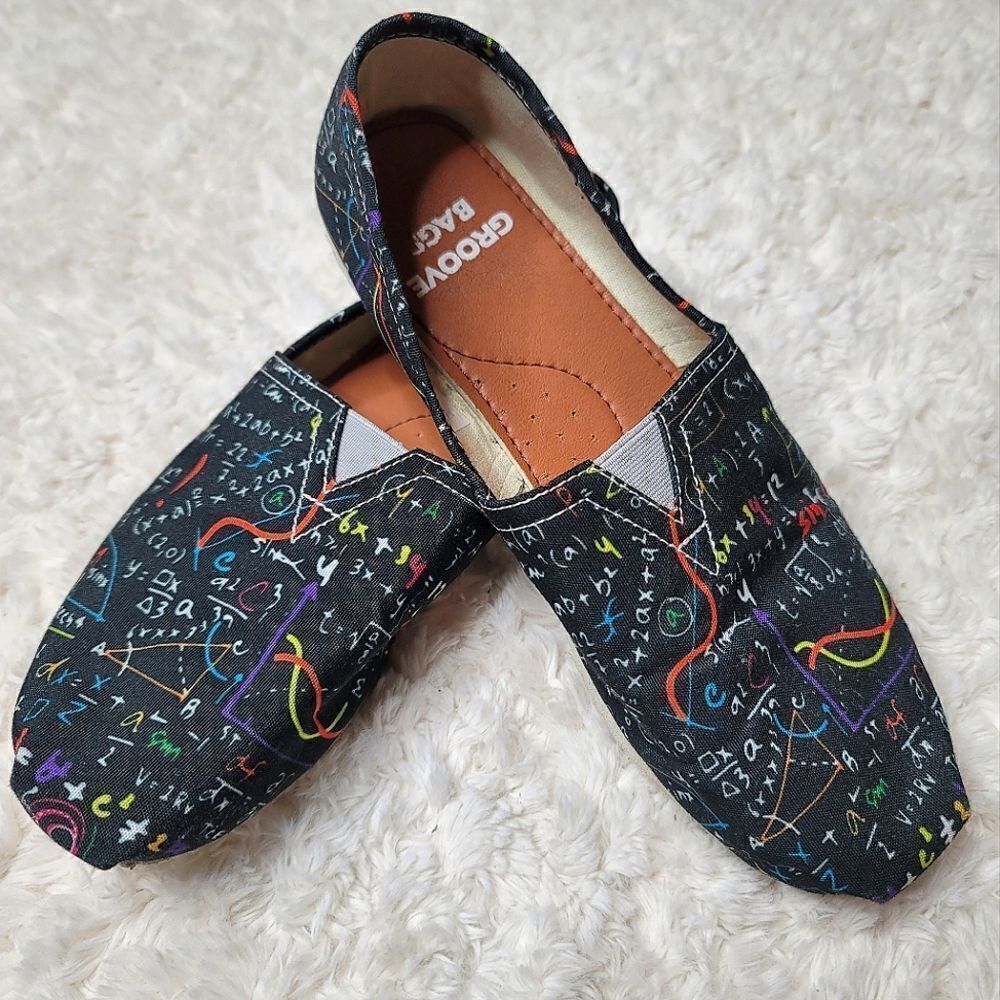 Groove Bags Math Formula Fun Teacher Canvas Flats